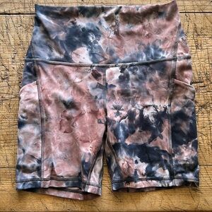 Lululemon tie dye align pocket shorts 6”